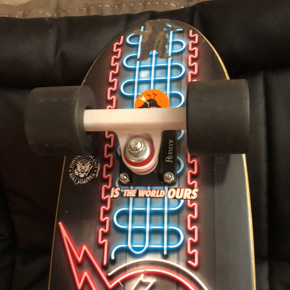 Vintage Special Edition Krooked Zip Zinger Nano Neon Skateboard. NWT - Picture 4 of 12